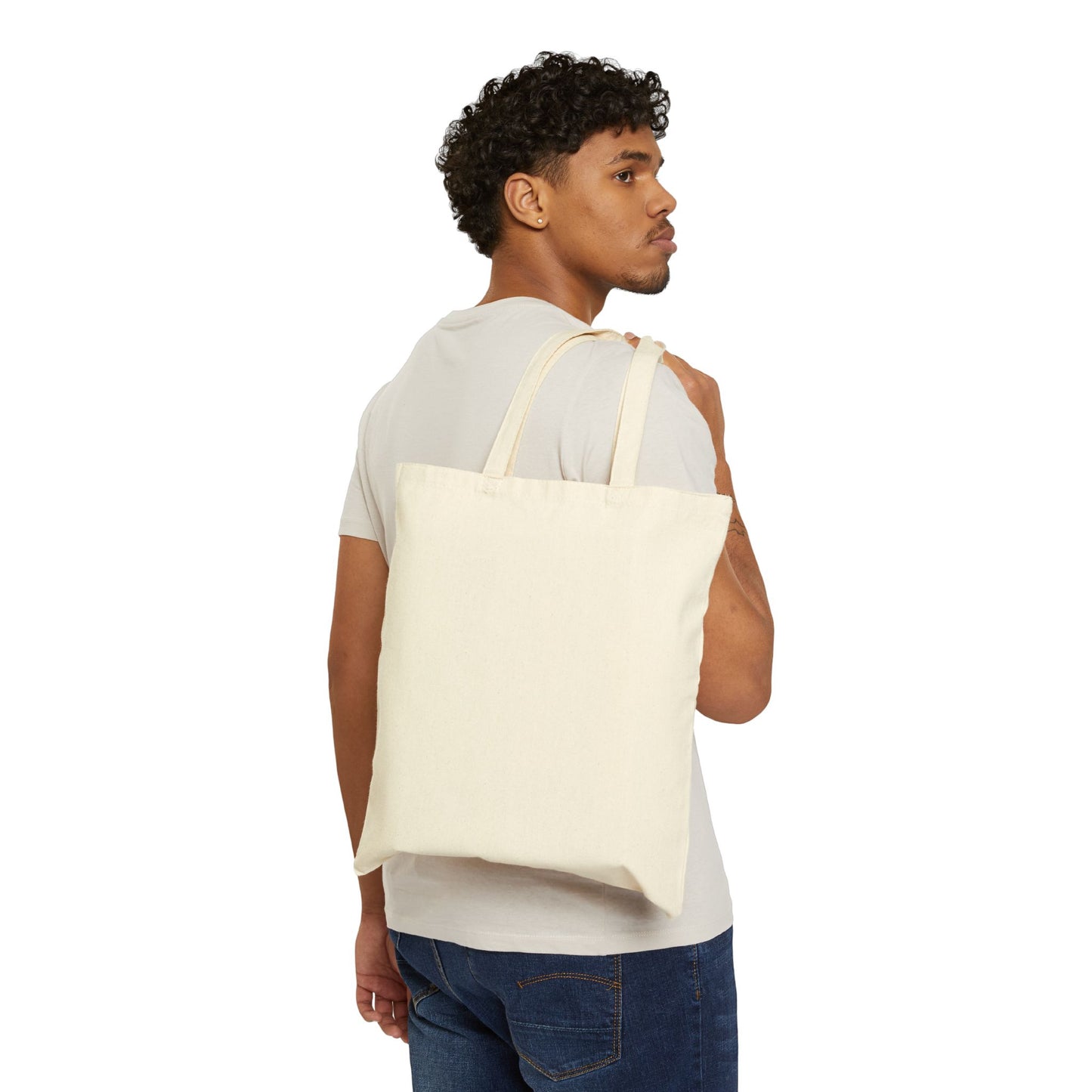 no thoughts, just errands Cotton Canvas Tote Bag